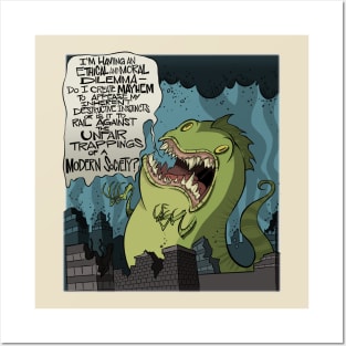 Existential Godzilla Posters and Art